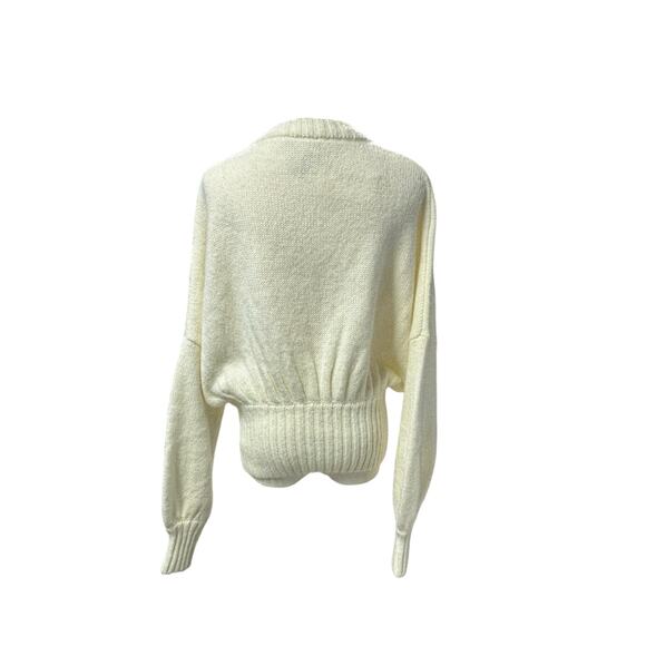 Farm Rio Off-White Bubble Knit Cardigan - Picture 7 of 7